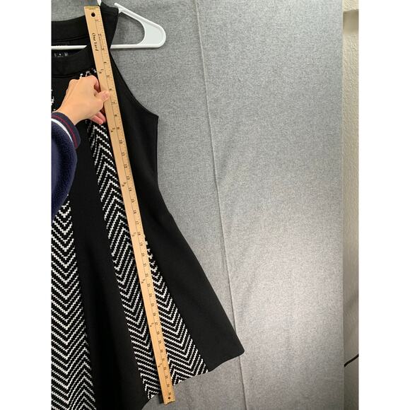 En Focus Studio Dress Women Size 4 Mini Dress Black Evening Sleeveless - Picture 5 of 7